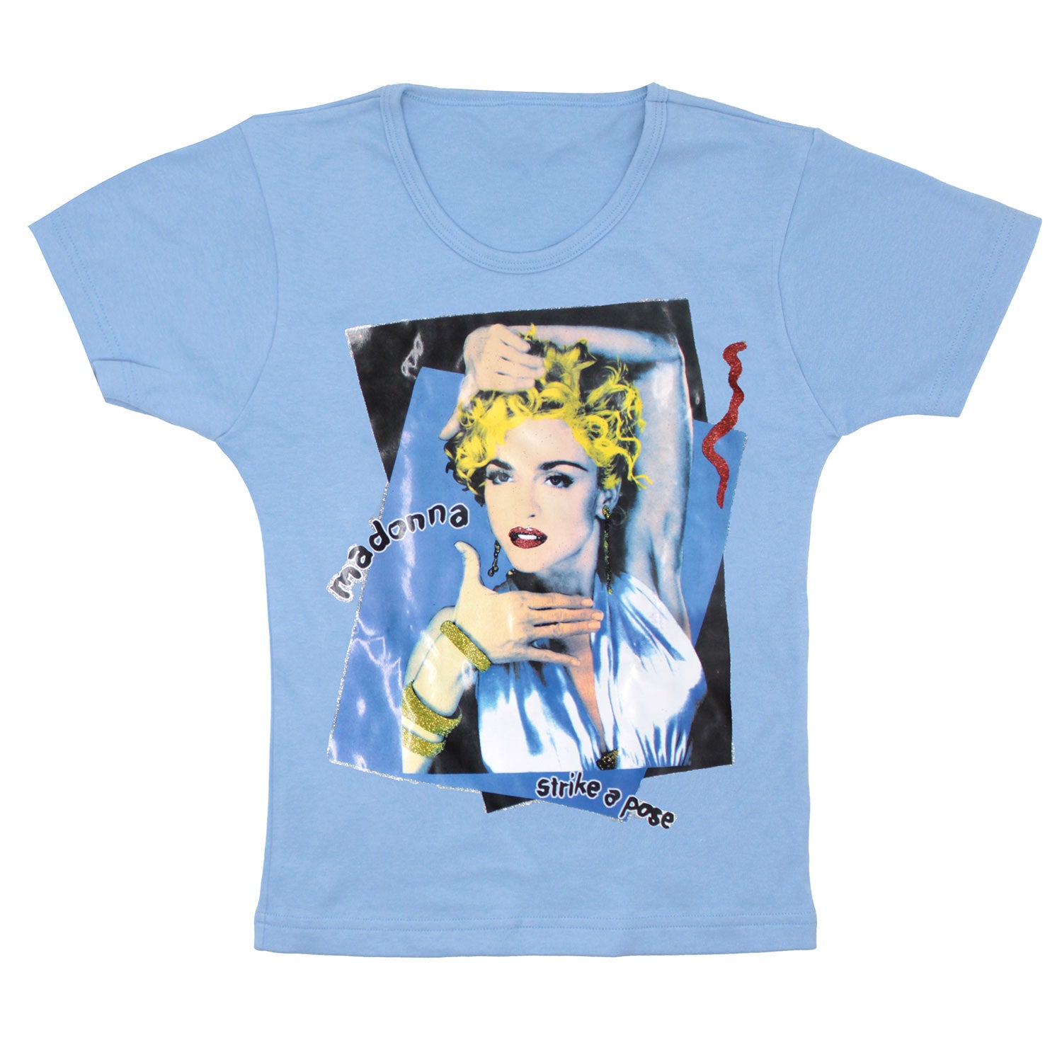 Madonna strike a pose Babydoll Junior Top Front