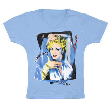 Madonna strike a pose Babydoll Junior Top Front