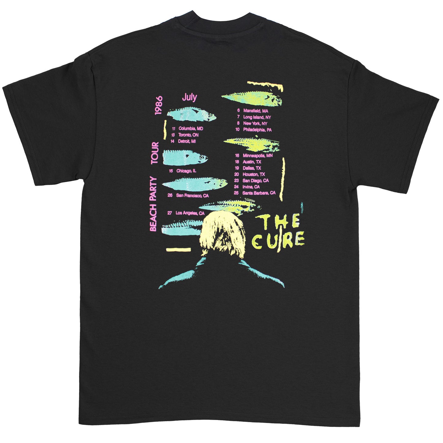 Beach Party Tour '86 Oversized Boxy Tee Vintage T-shirt