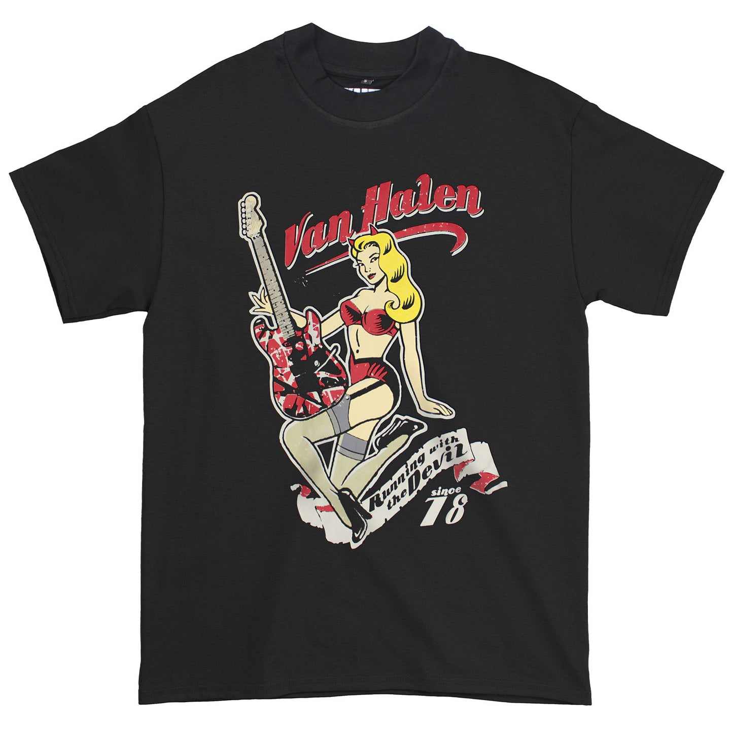 Running With The Devil Oversized Boxy Tee Vintage T-shirt