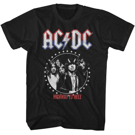 AC/DC Americana Star Circle T-shirt