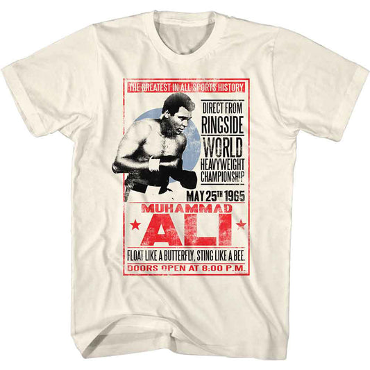 Muhammad Ali 1965 Poster T-shirt