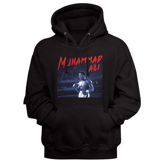 Muhammad Ali Muhammad Ali Dramatic Text Hooded Sweatshirt