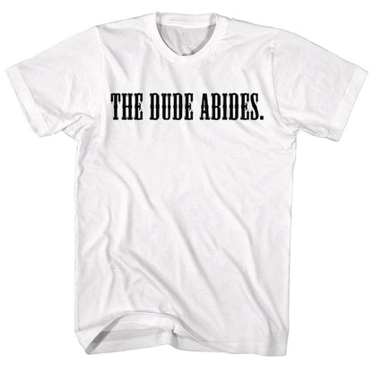 The Big Lebowski The Dude Abides F B T-shirt