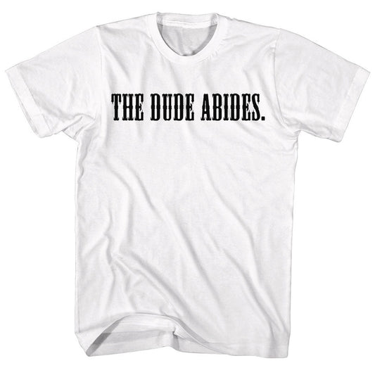 The Big Lebowski The Dude Abides F B T-shirt