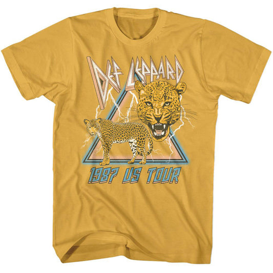 Def Leppard 1987 Lightning And Leopards T-shirt