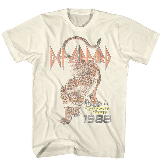 Def Leppard Japan Tour 88 T-shirt
