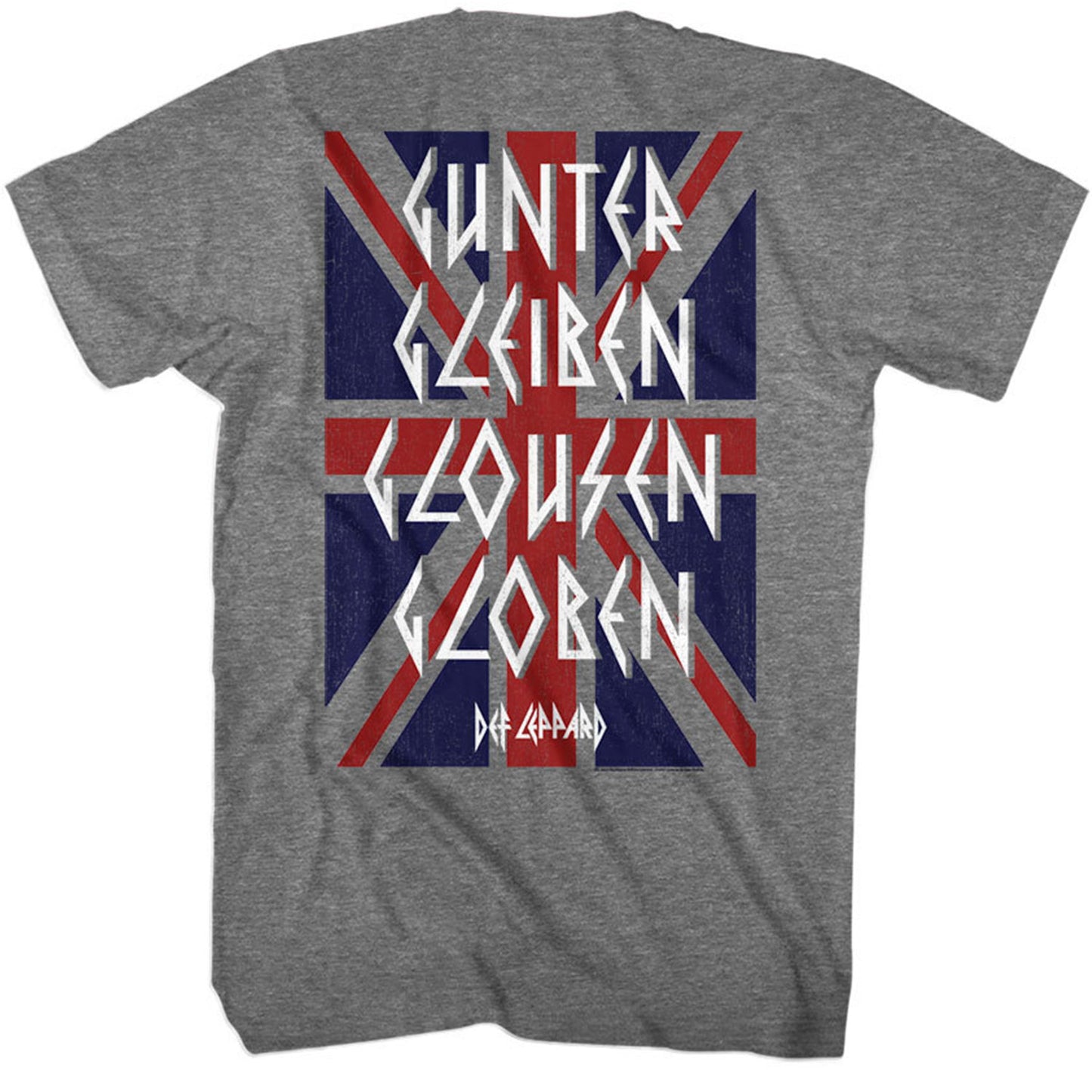 Def Leppard Gunter Gleiben Front And Back T-shirt