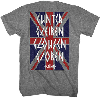 Def Leppard Gunter Gleiben Front And Back T-shirt