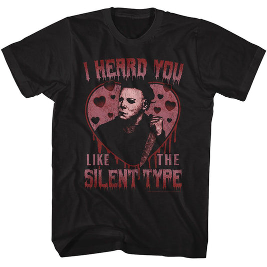 Halloween Silent Type T-shirt