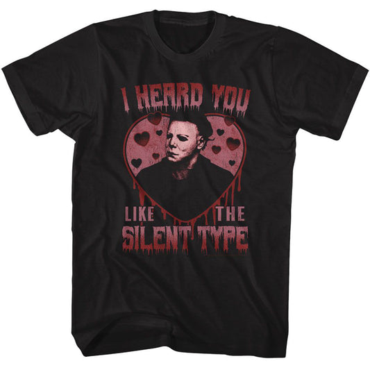 Halloween Silent Type Heart T-shirt