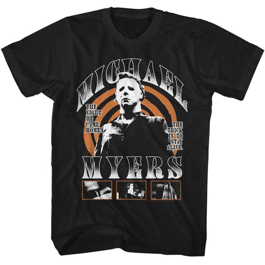 Halloween Myers Spiral T-shirt Front