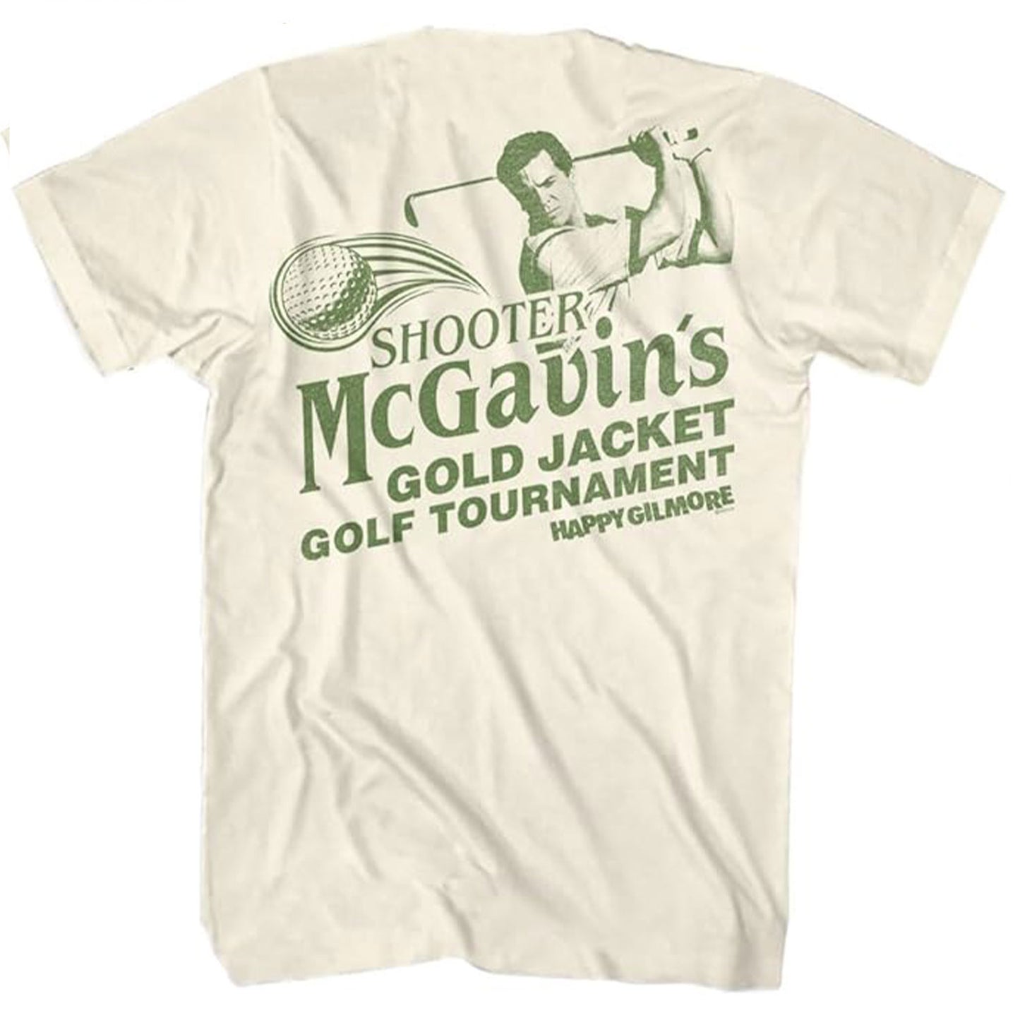 Happy Gilmore Mono Gold Jacket Tournament T-shirt