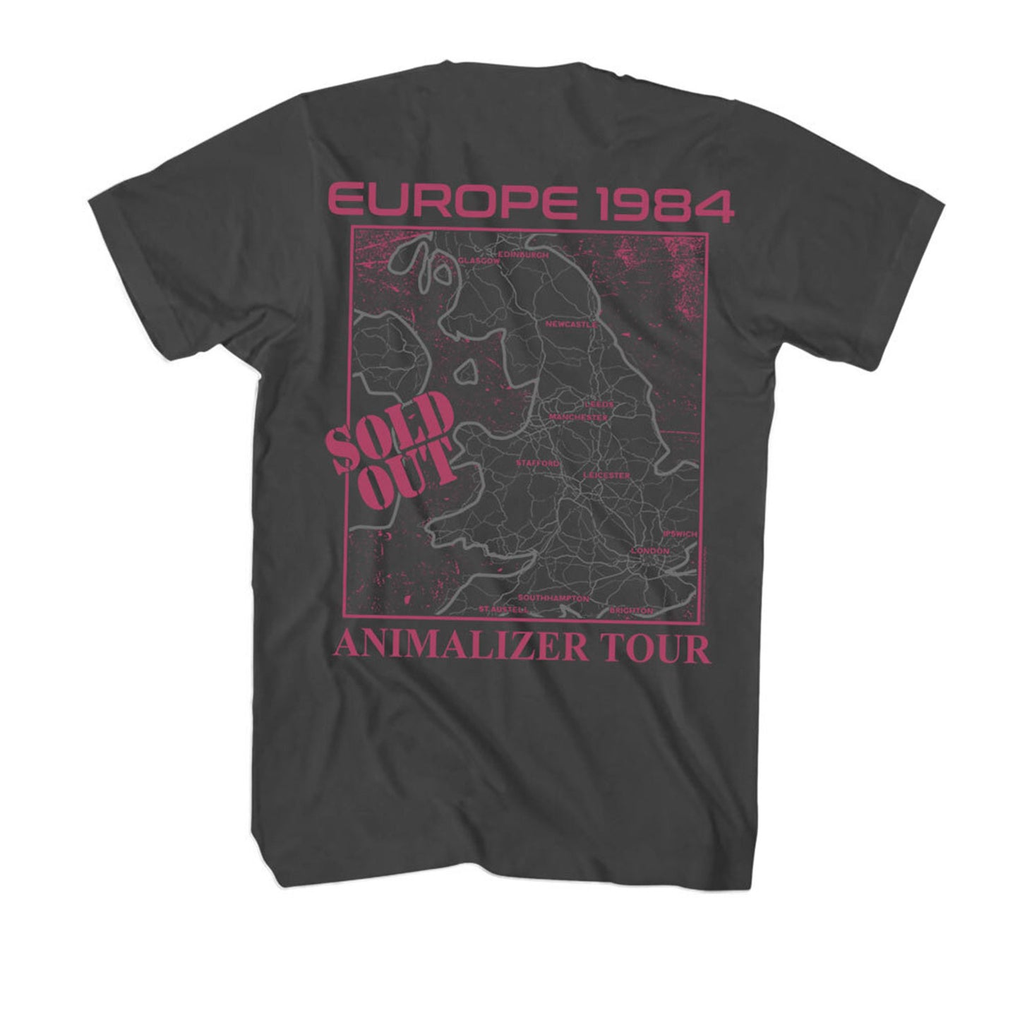 KISS Kiss Europe 1984 T-shirt Back