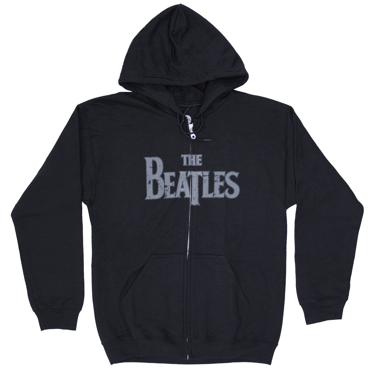 Beatles Vintage Logo Zippered Hooded Sweatshirt