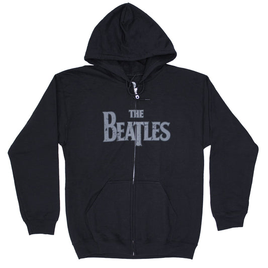 Beatles Vintage Logo Zippered Hooded Sweatshirt