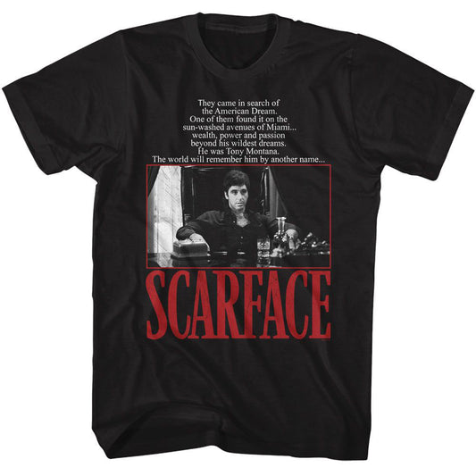 Scarface American Dream Quote T-shirt