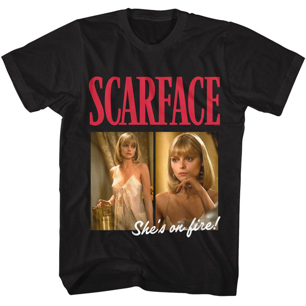 Scarface On Fire T-shirt