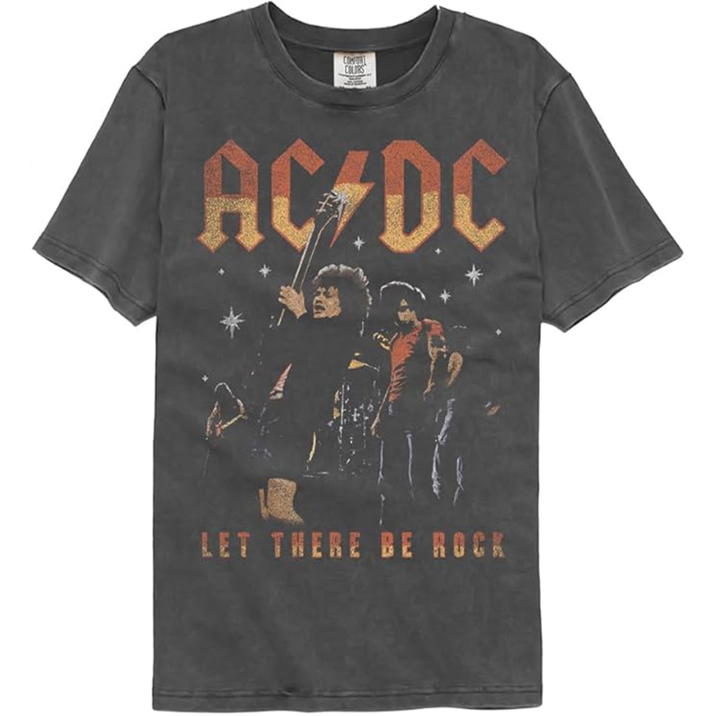 AC/DC Let There Be Rock F B Comfort Color T-shirt