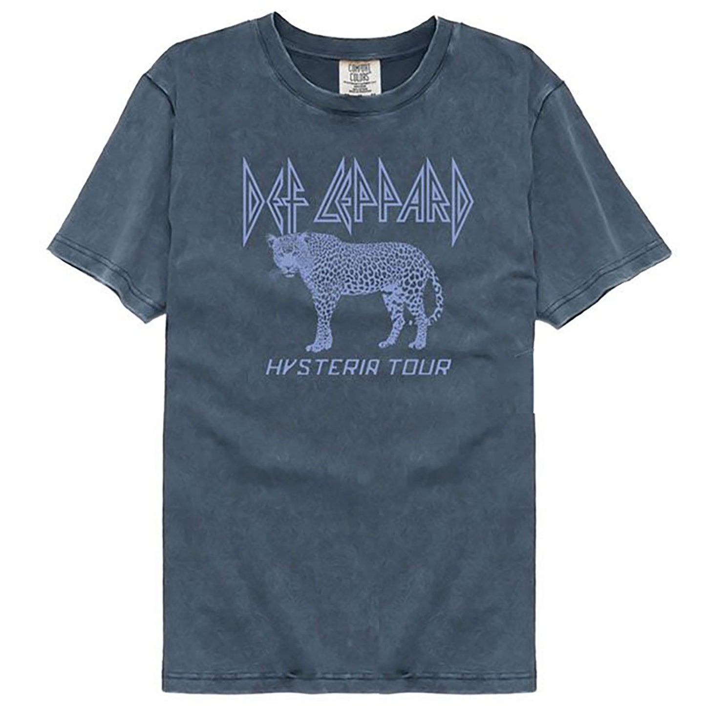 Def Leppard Hysteria Tour 1987 F B Comfort Color T-shirt