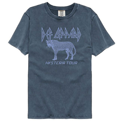 Def Leppard Hysteria Tour 1987 F B Comfort Color T-shirt