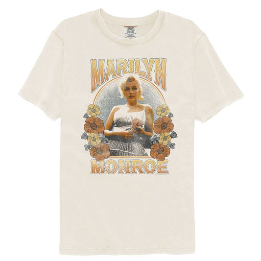 Marilyn Monroe Floral Arch Comfort Color T-shirt