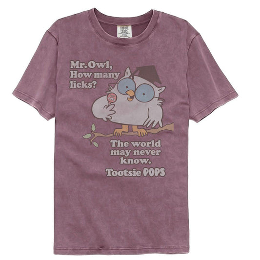 Tootsie Pops How Many Licks Comfort Color T-shirt