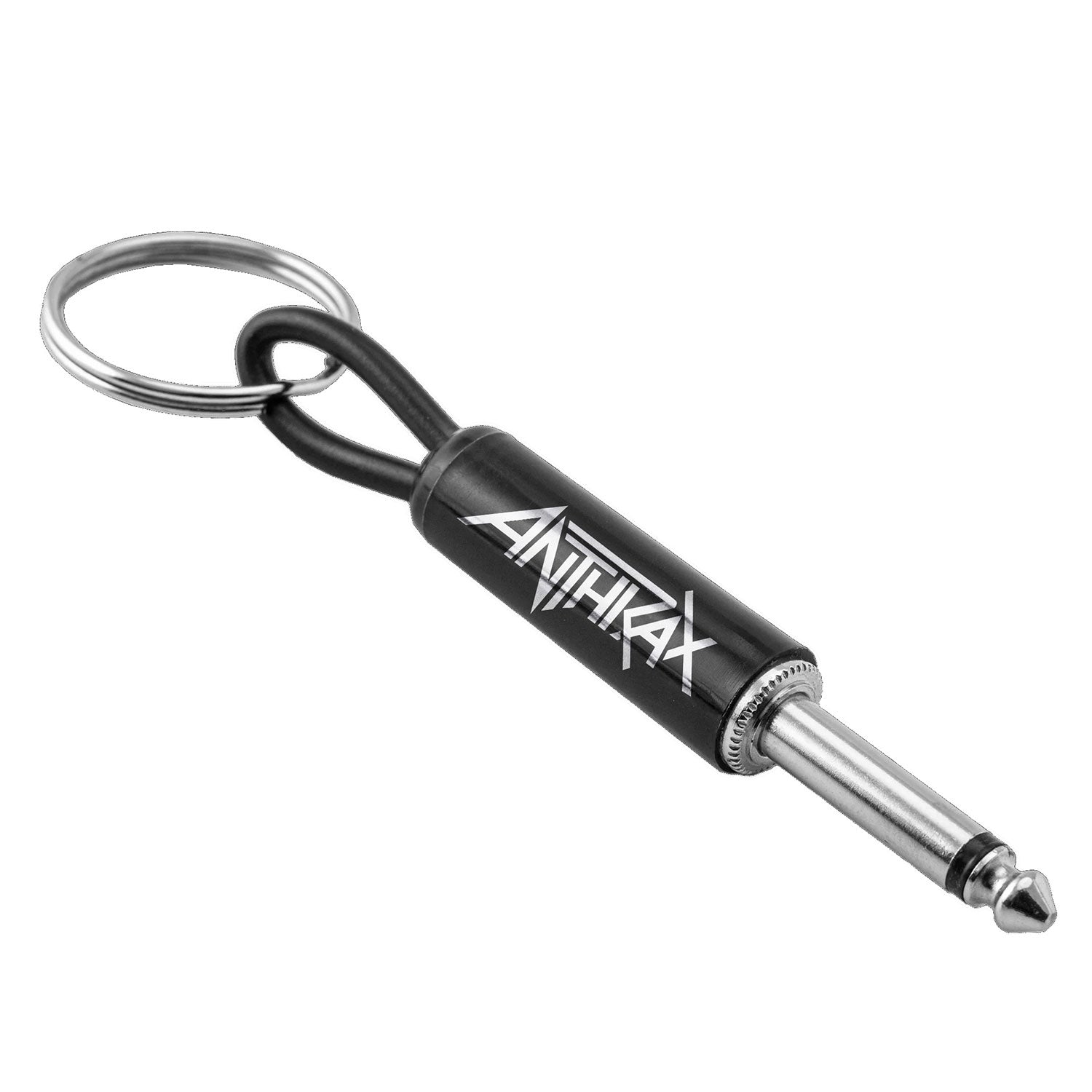 Logo Guitar Plug Metal Key Chain