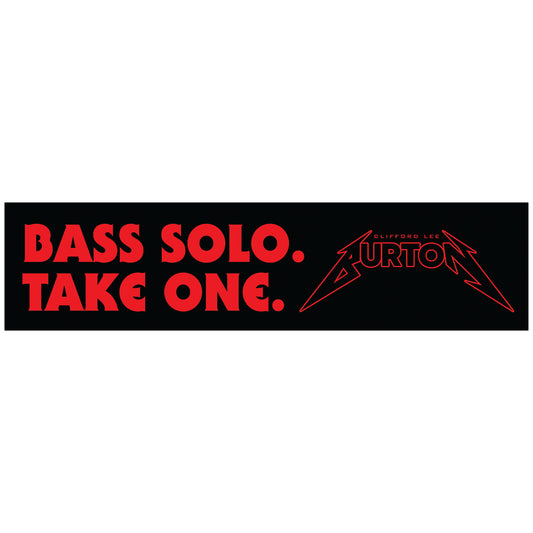 Metallica Cliff Burton "Bass Solo" Collector Items