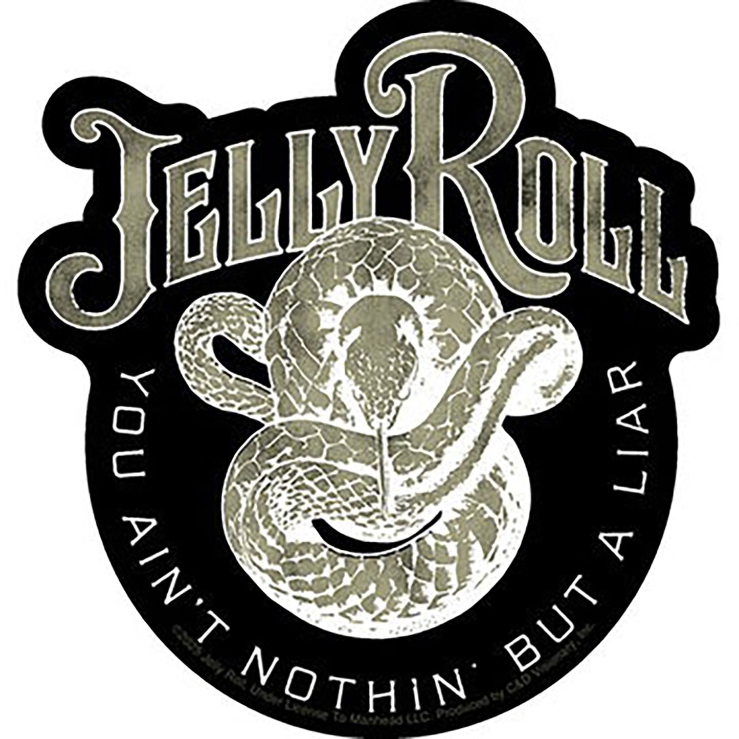 Jelly Roll Snake Sticker