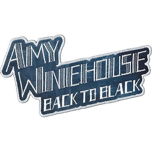 Back to Black Embroidered Patch