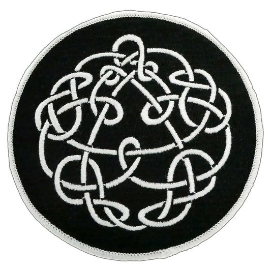 Discipline In Black & White Embroidered Patch