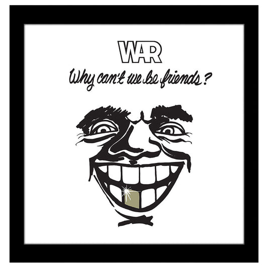 Why Can't We Be Friends? Framed Wall Art