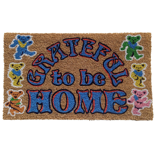 Grateful Dead Grateful to be Home Door Mat
