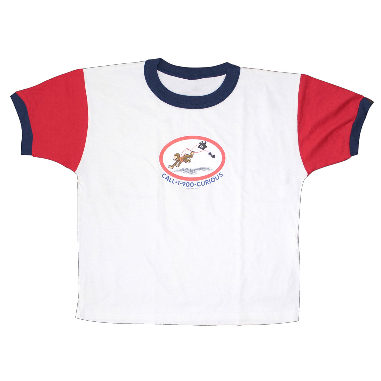 Call 1-900-Curious Ringer T-shirt