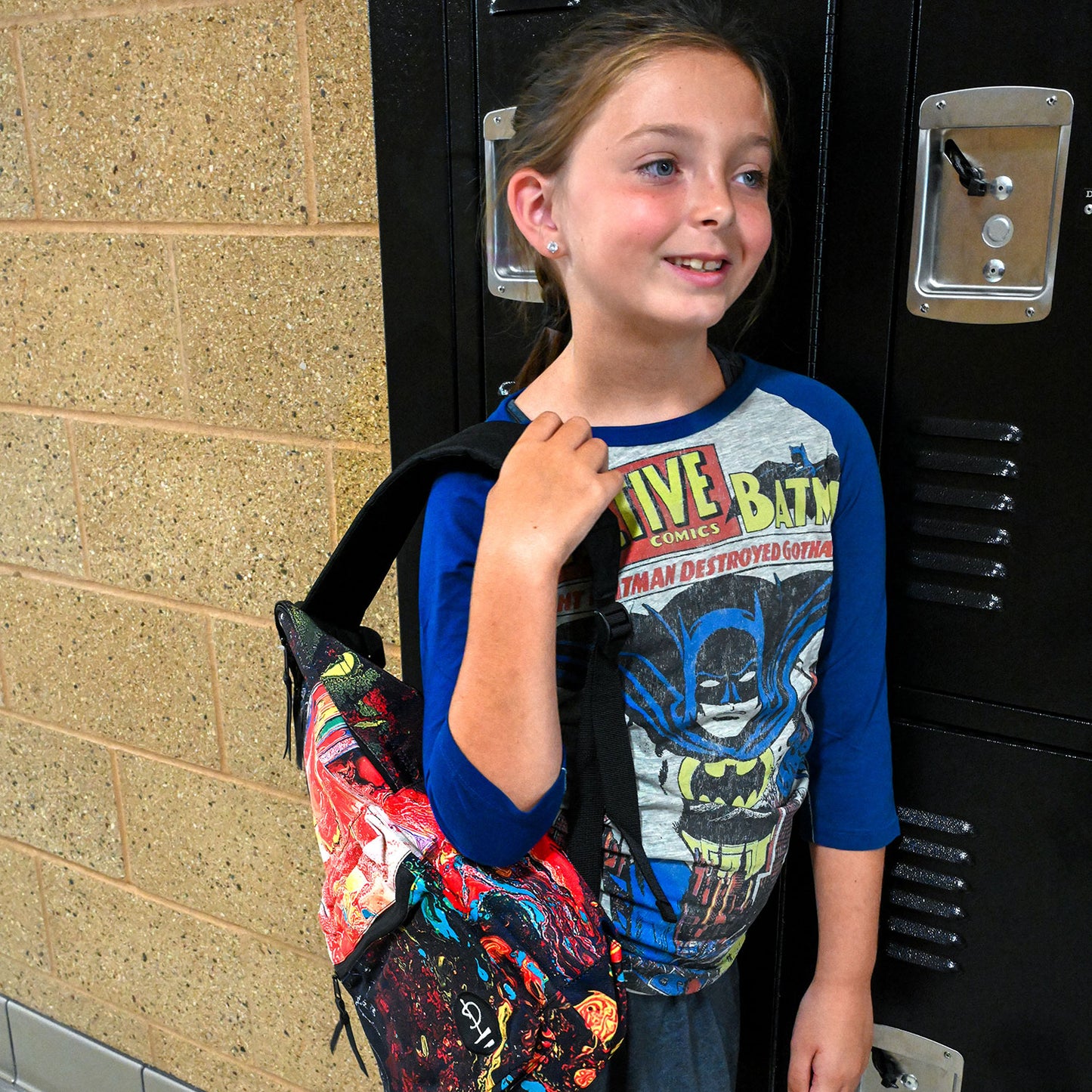 Detective Comics Kid's Trunk Brand Raglan Childrens T-shirt