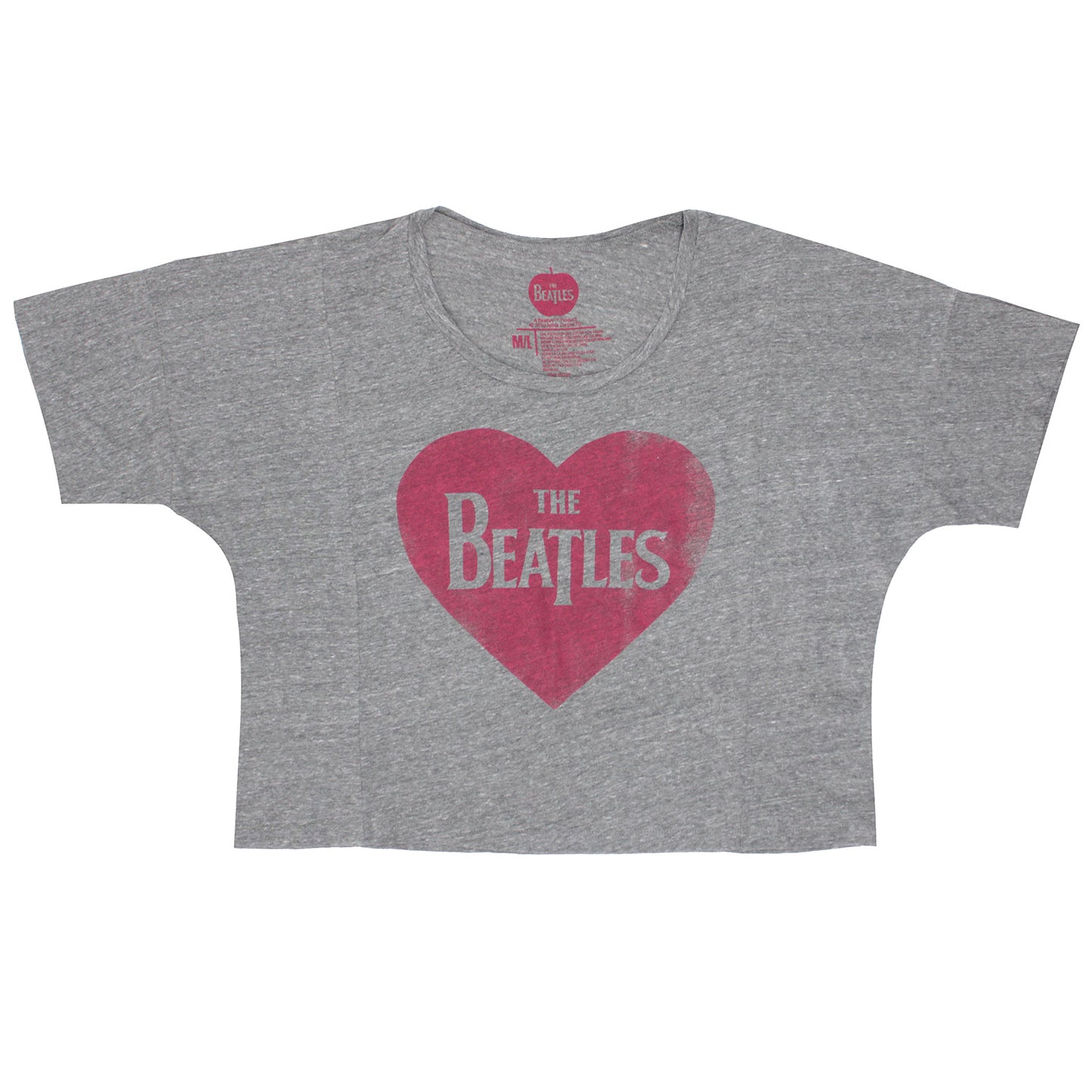 Heart Logo Oversized Crop Top Junior Top