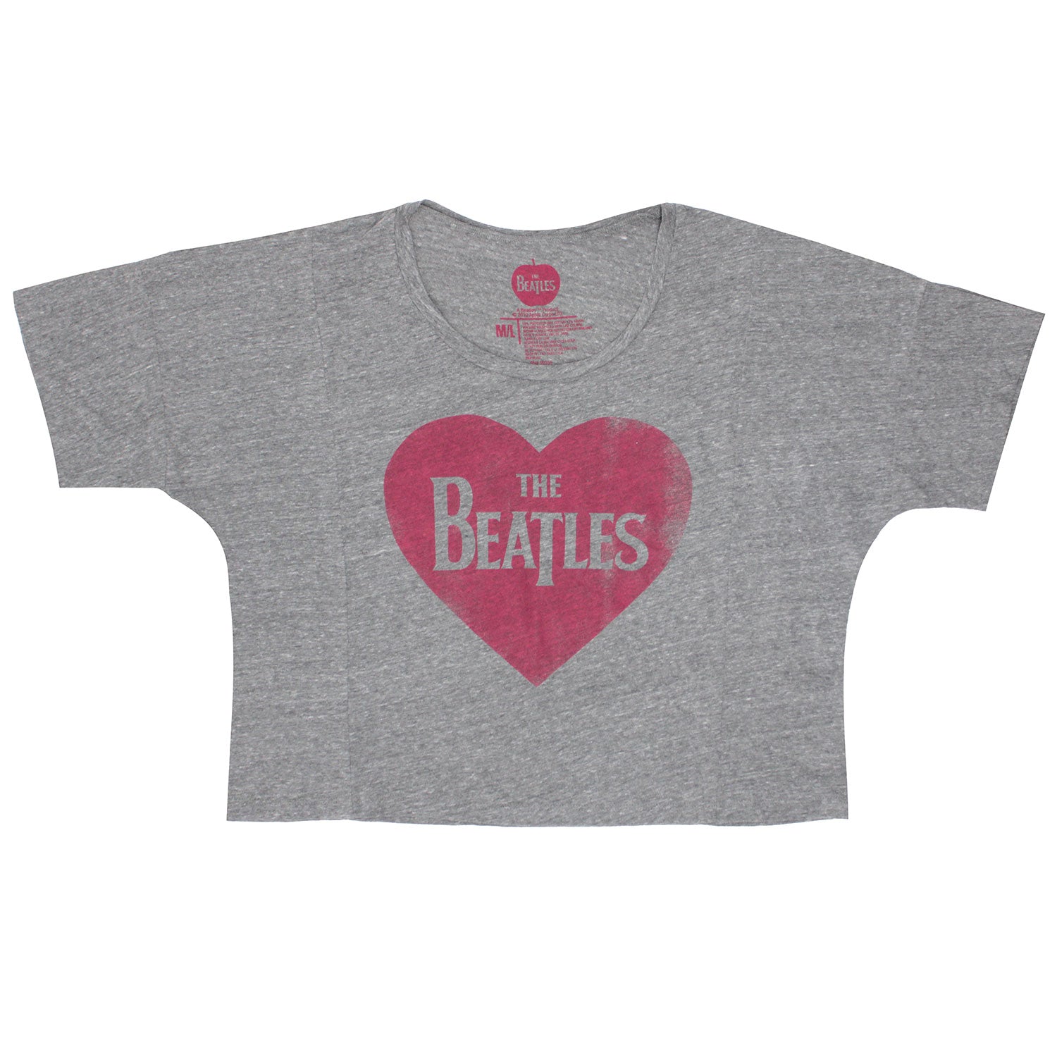 Heart Logo Oversized Crop Top Junior Top