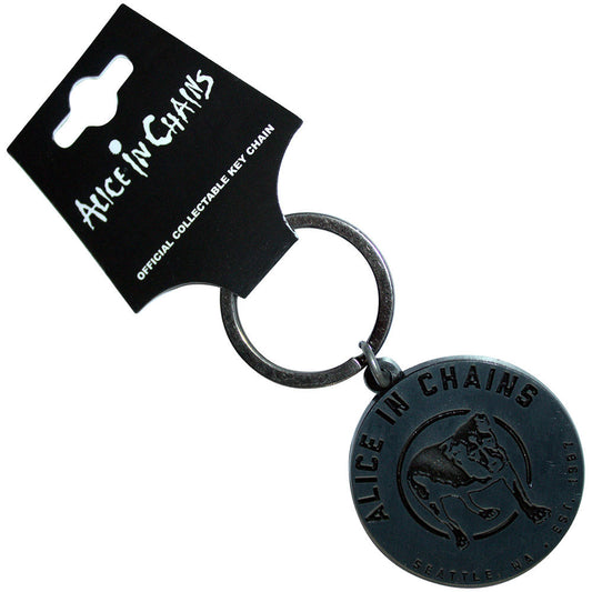 Three-legged Dog Metal Key Chain