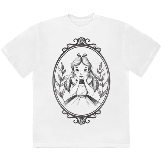 Alice In Wonderland - Alice Pose Border T-shirt