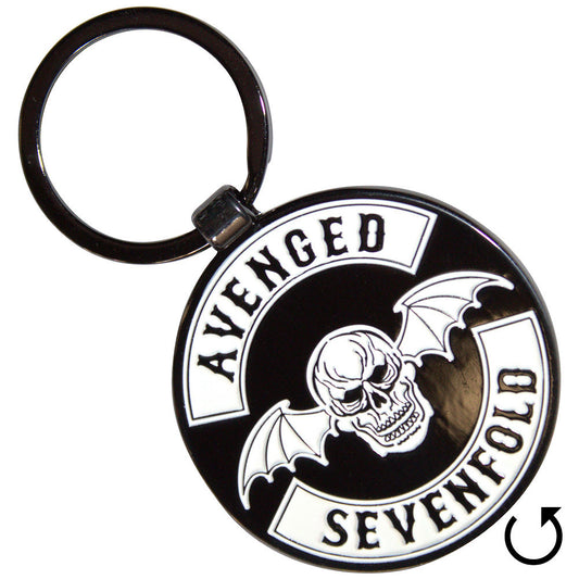 Deathbat Crest Metal Key Chain