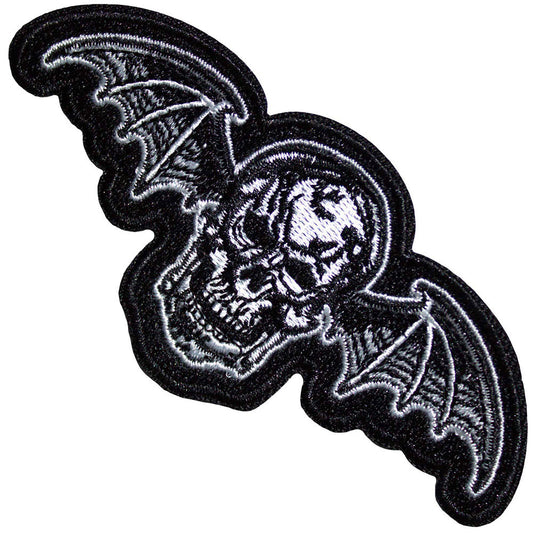 Deathbat Cut-out Woven Patch