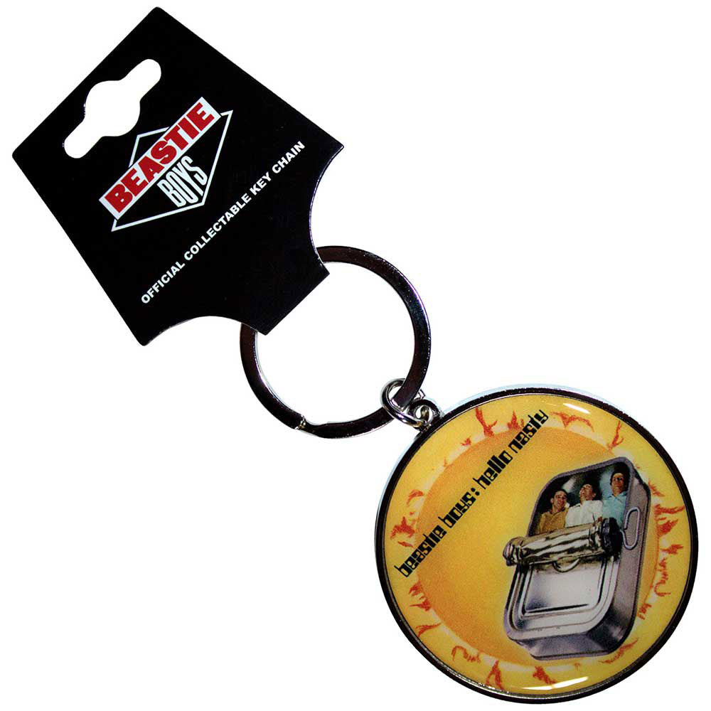 Hello Nasty Metal Key Chain