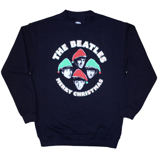 Beatles Xmas Hats Sweatshirt