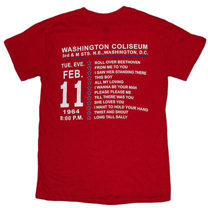 Washington '64 Stars Setlist T-shirt
