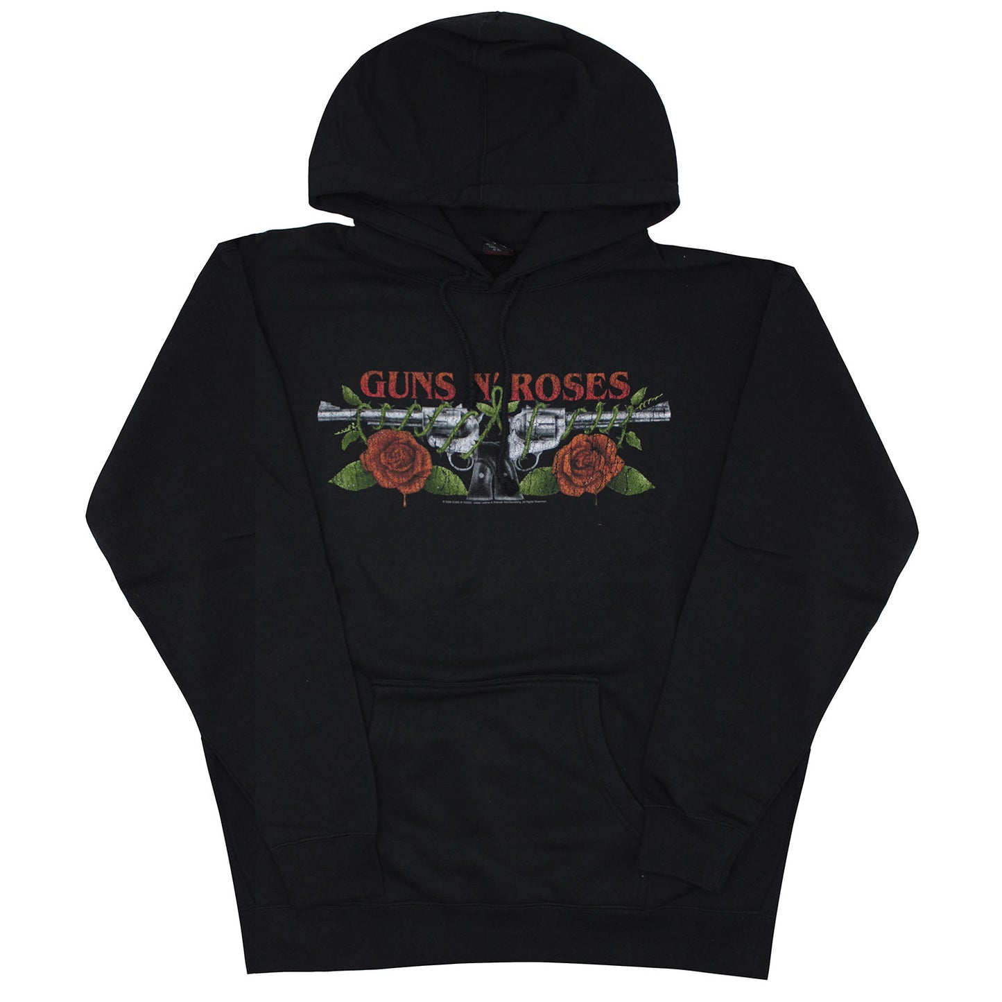 Guns N Roses Roses And Pistols Logo Hooded Sweatshirt
