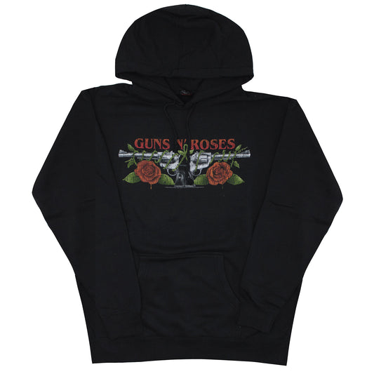 Guns N Roses Roses And Pistols Logo Hooded Sweatshirt