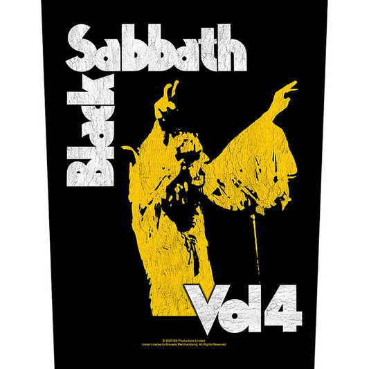 Black Sabbath Vol 4 Back Patch Front