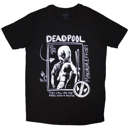 Deadpool Merc With A Mouth Max Effort T-shirt