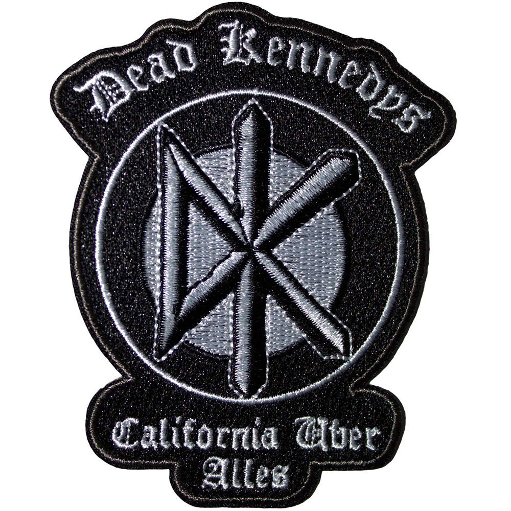 California Uber Alles B&w Woven Patch